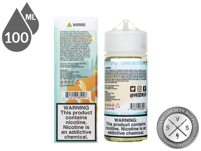 Peachy Mango Iced By Hi Drip E-Liquids 100ml - Image 3