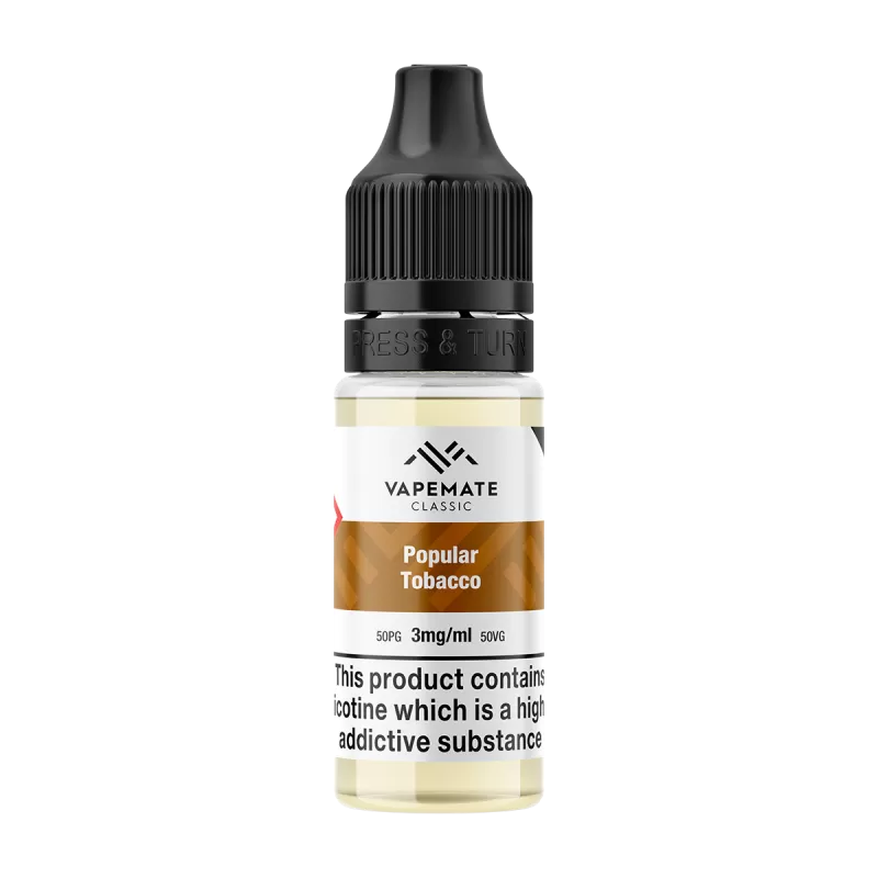 Vapemate Classic Popular Tobacco 10ml - Vapeshop Co