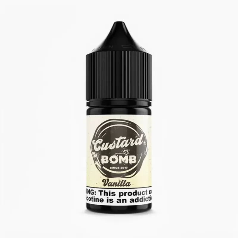 Vanilla SALT – Custard Bomb – 30mL -Velvety Custard Pod Juice