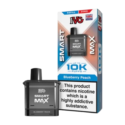 Blueberry Peach IVG Smart Max Refill Pack - 20mg - Vape Product (E52B37)