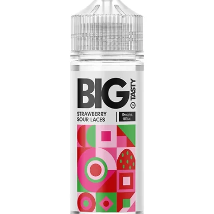 Big Tasty Candy Rush Strawberry Sour Laces E Liquid 120ml