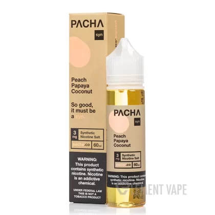 Pachamama Peach Papaya Coconut Cream Vape e-Liquid 60mL - Vape Product, Vape Product (DA211B)