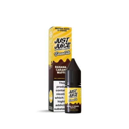 Just Juice Desserts Banana & Caramel Waffle 10ml Nic Salt E-Liquid - 20mg