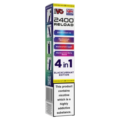 Blackcurrant Edition IVG 2400 Refill Pods - Ecigwizard