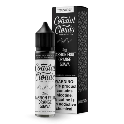 Coastal Clouds - Iced Passion Fruit Orange Guava - 60ML E-Liquid - 6MG