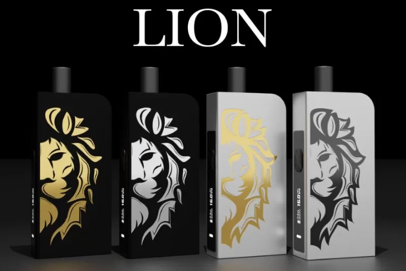 Lion Pod Mod Silver/Gold – Hellvape x La Tabaccheria - Image 2