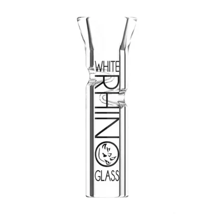 White Rhino Flat Glass Rolling Tip - Ejuicewarehouse