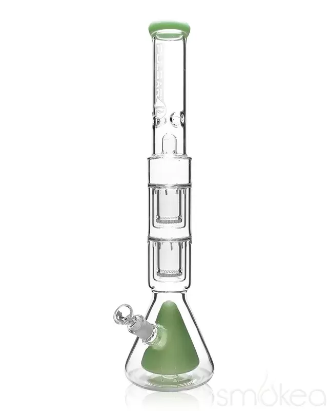 Pulsar 21″ Quad Perc Beaker Bong