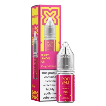 POD SALT NEXUS BERRY LEMON ICE 10ML NIC SALT E-LIQUID