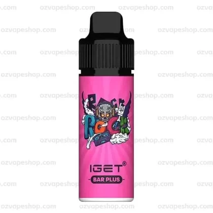 Iget Bar Plus KIT Strawberry Watermelon Ice - Banana Ice / Blueberry raspberry bubble gum / Cherry pomegranate / Cola Ice / Double Apple / Grape Ice / Melon Ice / Orange grapefruit lemon / Passion fru