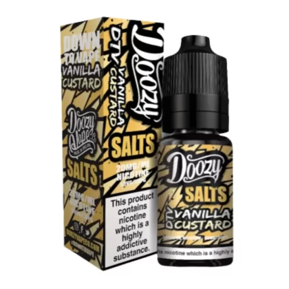 Vanilla Custard Nic Salt E-Liquid by Doozy Vape Co (10ml) - 10mg