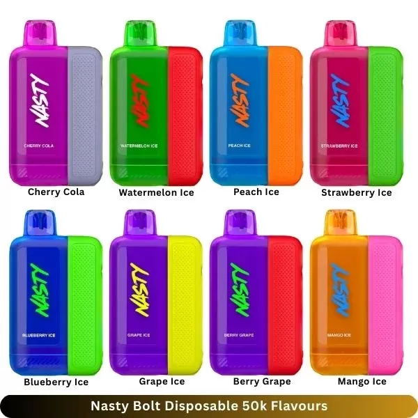Nasty Bolt Disposable 50k Flavours