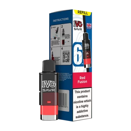 Red Fusion IVG SAVR Refill Pack - Vapeshop Co