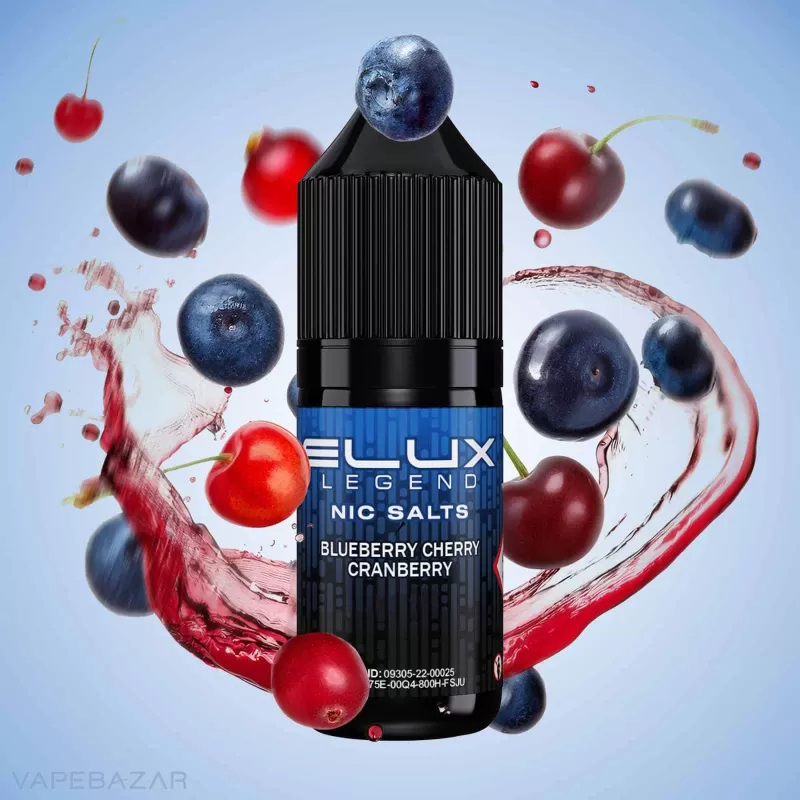 ELUX Legend Nic Salts – Blueberry Cherry Cranberry - 10mg/ml, 20mg/ml; Aromen, Propylenglykol