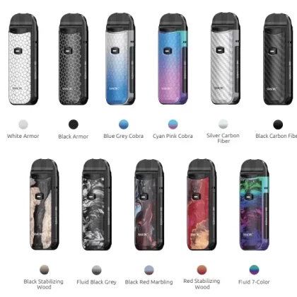 SMOK Nord 50W Pod System Kit - Regular Version-Fluid Black Grey / CN-SZ