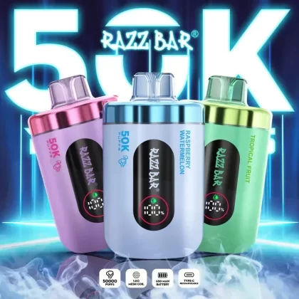 PUFF 50000 RAZZ BAR – 16 parfums