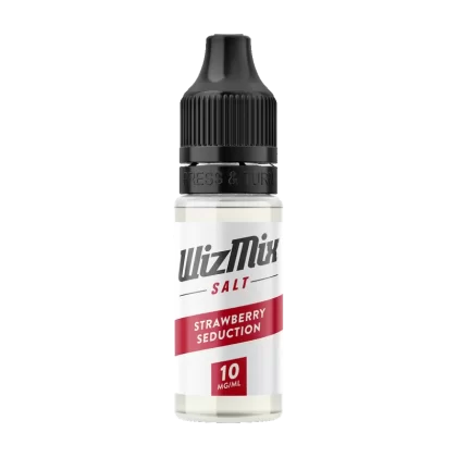 Wizmix Salt Strawberry Seduction - 10ml - 10mg - Vape Product (B467F0)