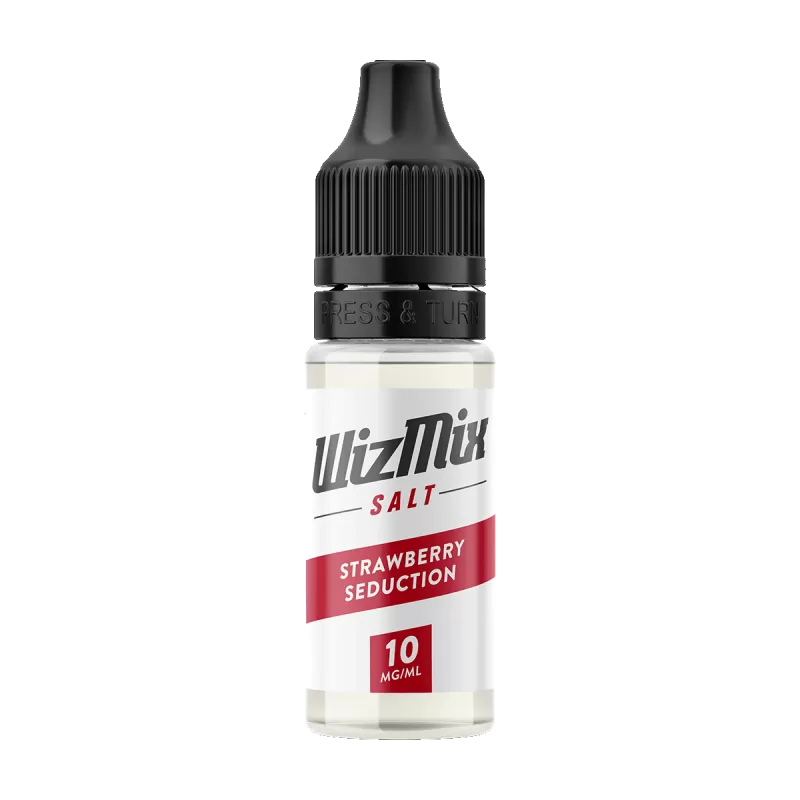 Wizmix Salt Strawberry Seduction - 10ml - 10mg - Vape Product (B467F0)