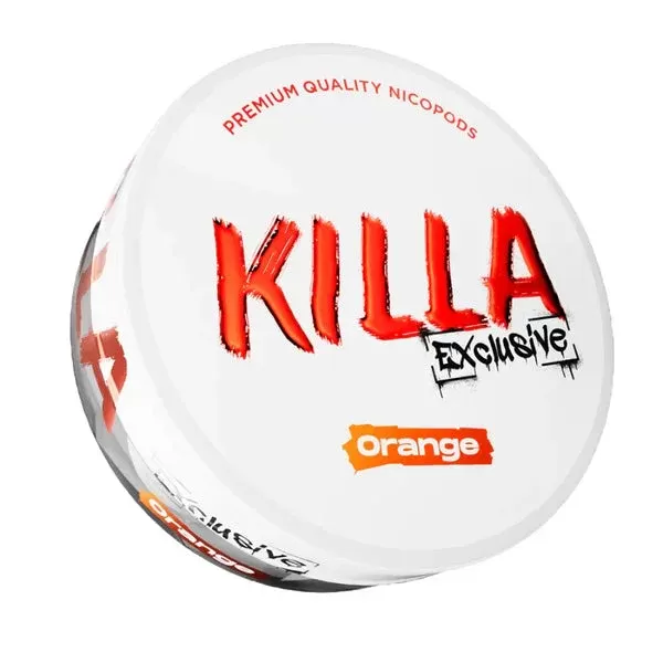 Orange Killa Exclusive Nicotine Pouches 16.5mg – 5 Tubs