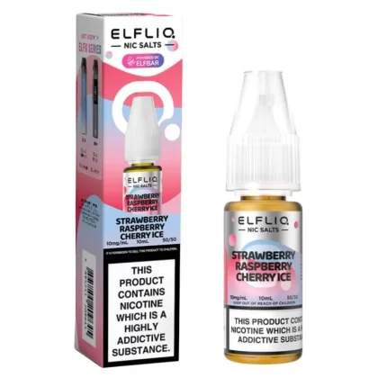 Strawberry Raspberry Cherry Nic Salt E-Liquid by Elf Bar Elfliq (10ml)