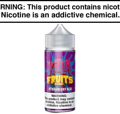 STRAWBERRY ACAI BY KILLA FRUITS 100ML - Vapejuice