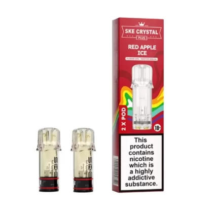 Red Apple Ice Prefilled Pods by SKE Crystal Plus (2 x 2ml)