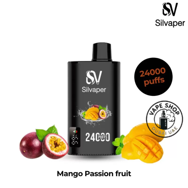 SILVAPER 24000 Puffs 20MG Nicotine Disposable Vape - Vape Product, FULL BOX 10 DEVICE; Banana Ice, Blue Razz Lemonade (8947FC) - Image 3