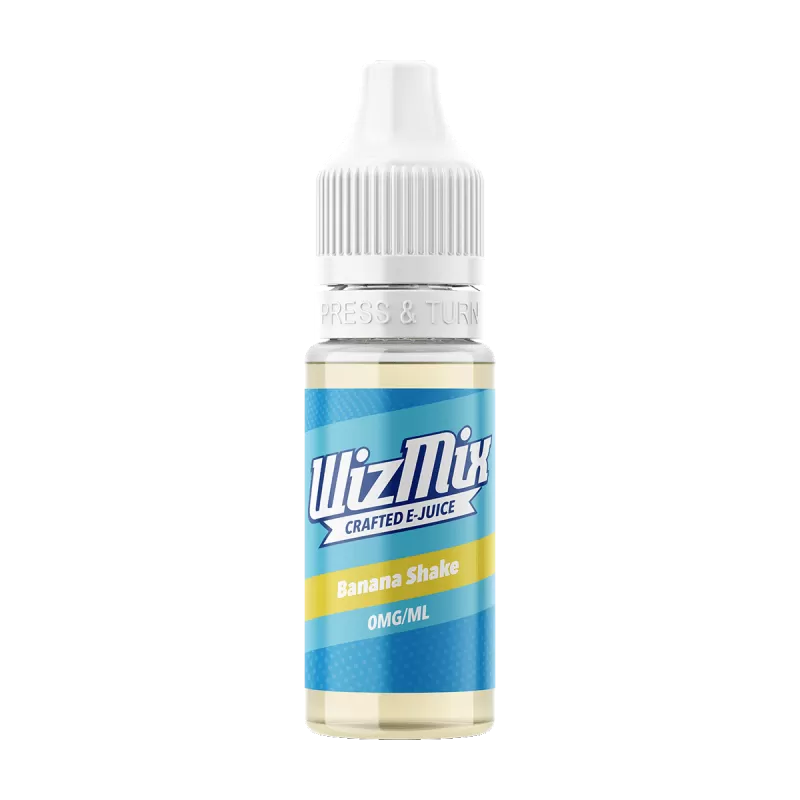 WizMix Banana Shake - 10ml - 12mg (Discontinued) - Vapeshop Co