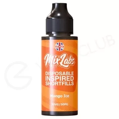 Mango Ice Shortfill E-Liquid by Mix Labs 100ml