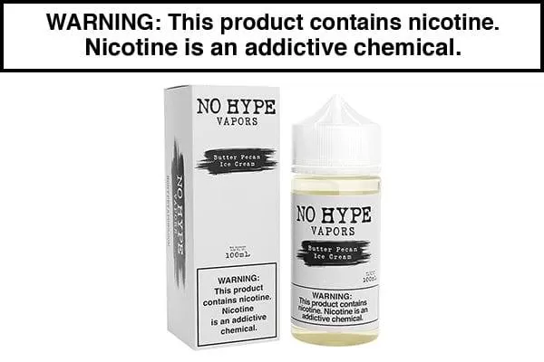 BUTTER PECAN ICE CREAM BY NO HYPE 100ML - Vapejuice