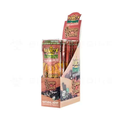 Juicy Jay’s® | Hemp Blunt Wraps | Papaya Punch – 25 count