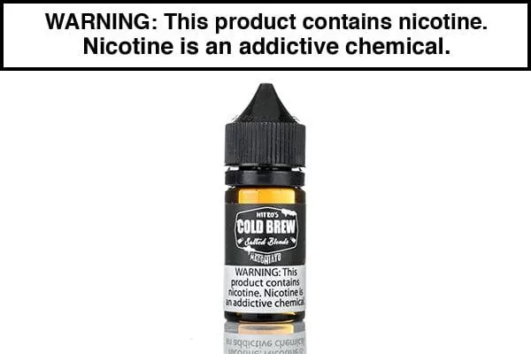 MACCHIATTO BY NITRO’S COLD BREW SALTS 30ML - Vapejuice