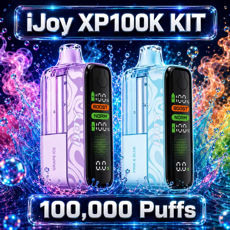 iJoy XP100K Refillable Disposable KIT TEXAS COMPLIANT - Vapeciga - Image 2