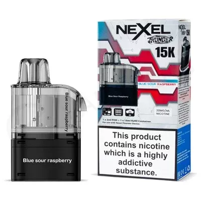 Blue Sour Raspberry Nexel Thunder 15K Refill Pack