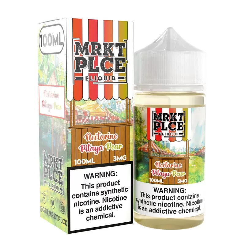 MRKT PLCE E-Liquid 100ml - Watermelon Hulaberry Lime ICED / 6mg - Vapeciga - Image 2