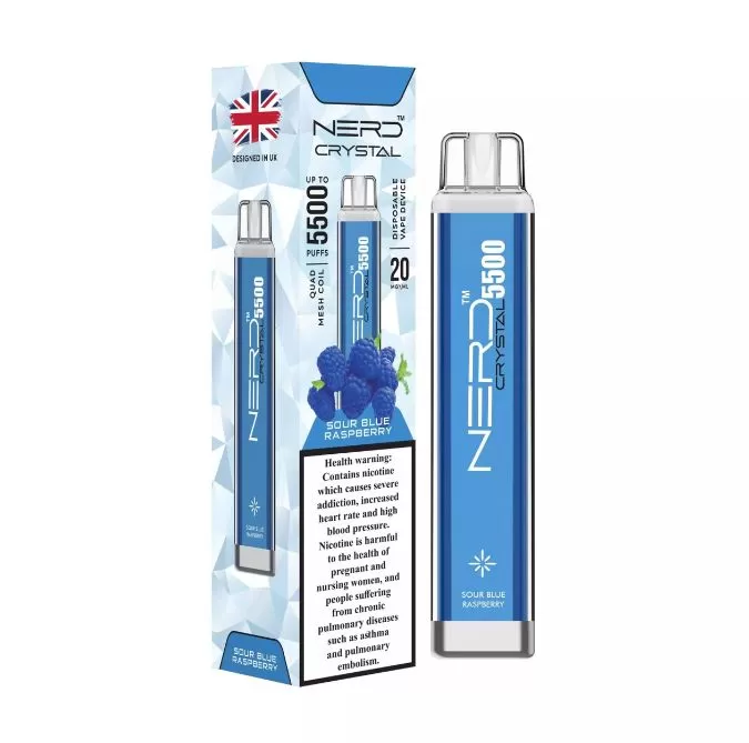NERD CRYSTAL DISPOSABLE VAPE (5500 Puffs) - Vanilla Tobacco / 20 mg - Image 3