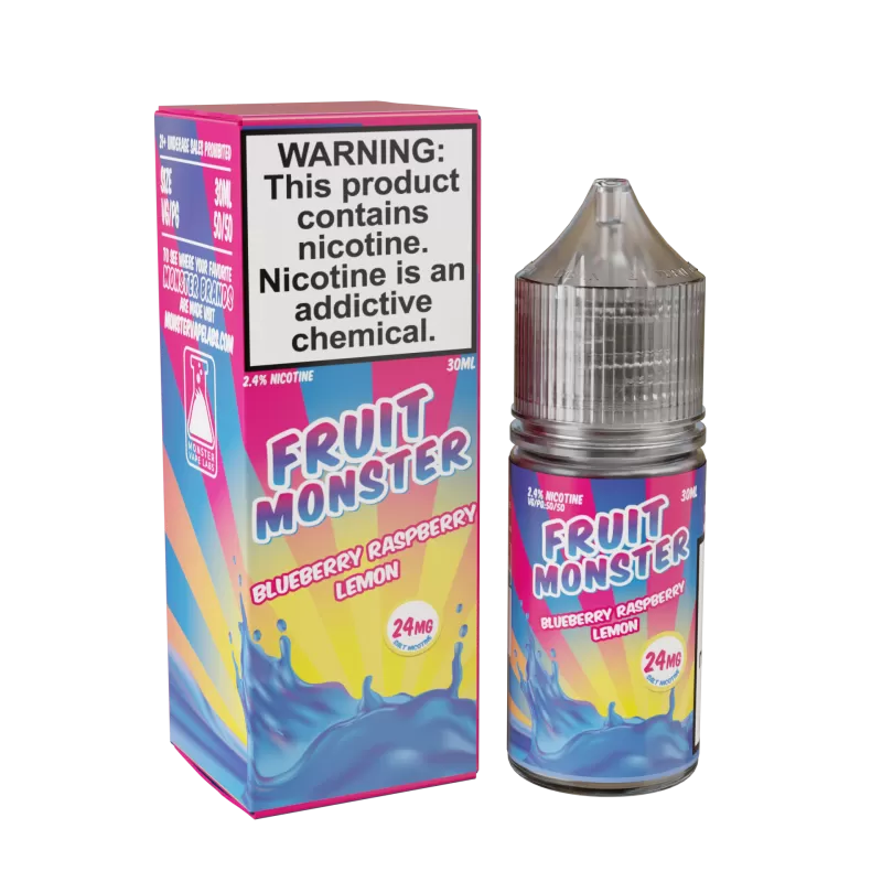 Fruit Monster Salt - Blueberry Raspberry Lemon - 30ML E-Liquid - 48MG