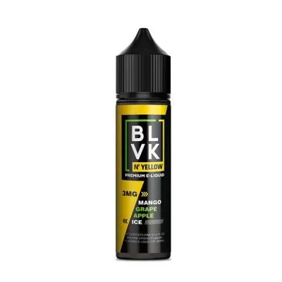 MANGO GRAPE APPLE ICE – BLVK N’ YELLOW – 60ML – 3MG