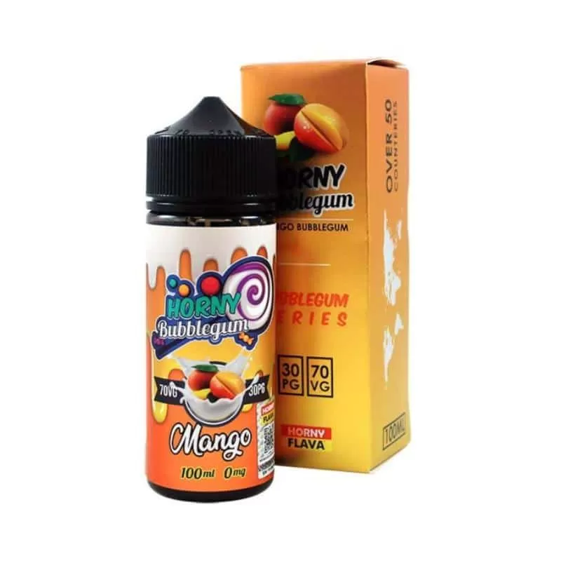 Horny Bubblegum Mango 100ml E Liquid by Horny Flava - Image 2