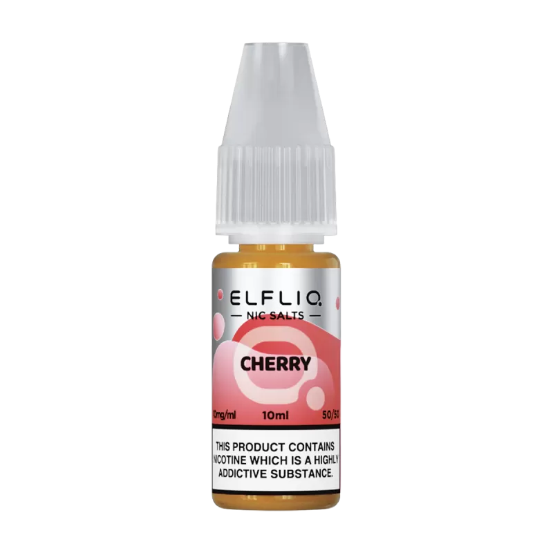 Cherry Elfliq Nic Salt by Elfbar - 10ml - Vape Product, Vape Product (E1AAF6)