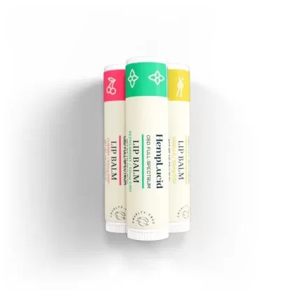 Hemplucid Full-Spectrum CBD Lip Balm 50mg - flavors#Vanilla>Peppermint (90D548)