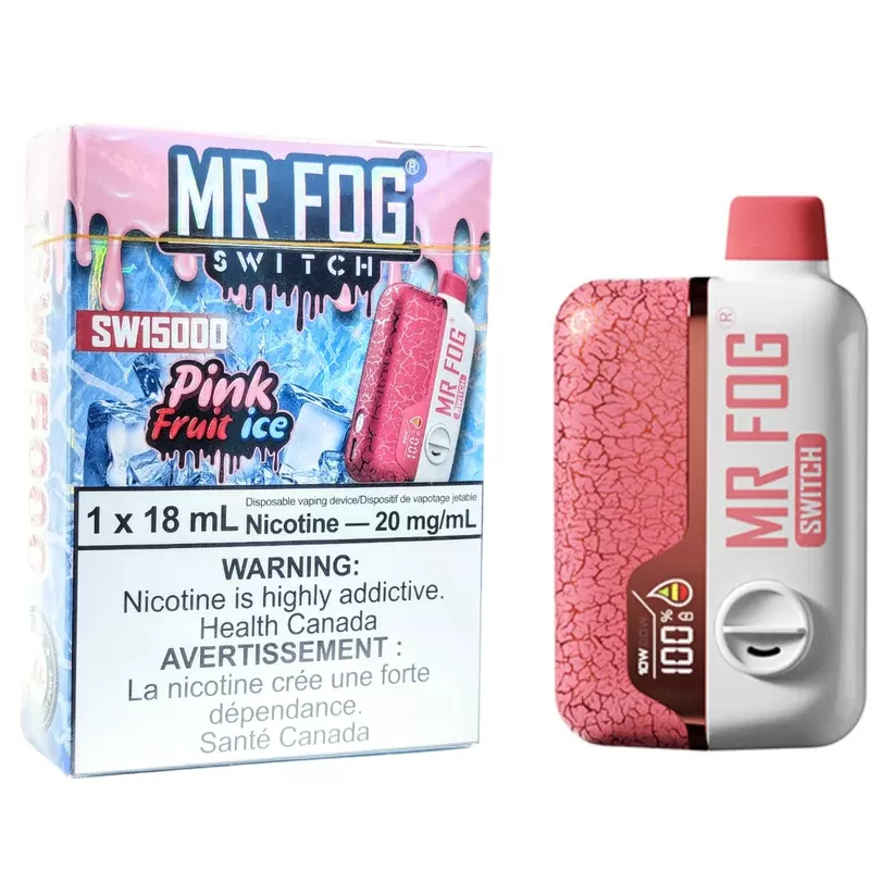 MR FOG SWITCH SW15000 Disposable Vape – Pink Fruit Ice