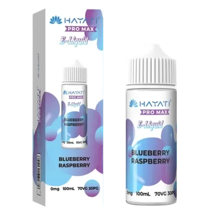 BLUEBERRY RASPBERRY BY HAYATI PRO MAX E LIQUID 100ML 70VG