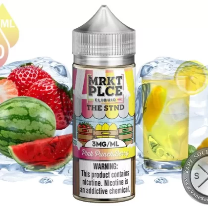 Iced Pink Punchberry THE STND by MRKT PLCE 100ml