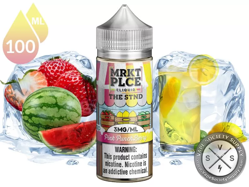 Iced Pink Punchberry THE STND by MRKT PLCE 100ml