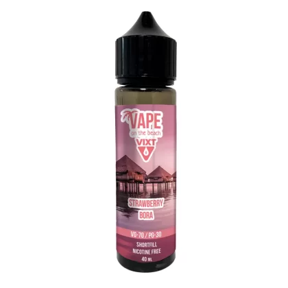 Vixt Beach Strawberry Bora 40ml – e-juice utan nikotin