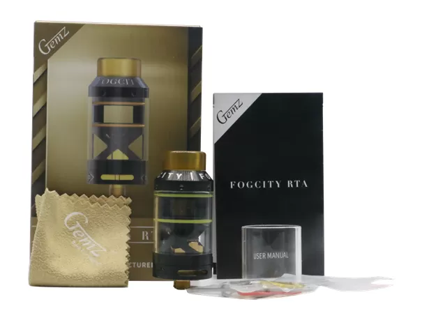 Gemz Fogcity RTA Tank Atomizer 3ML - SS - Image 2