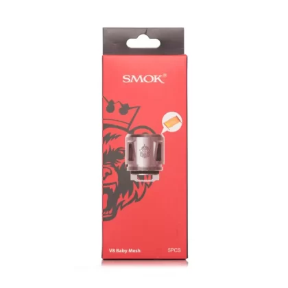 SMOK TFV8 Baby Coils - 5 Pack; Mesh 0.15 Ohm, M2 0.15 Ohm