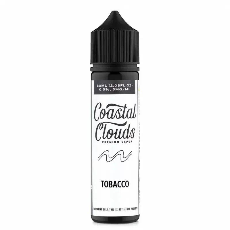 Coastal Clouds Tobacco 60mL E-Juice – Pre-Steeped
