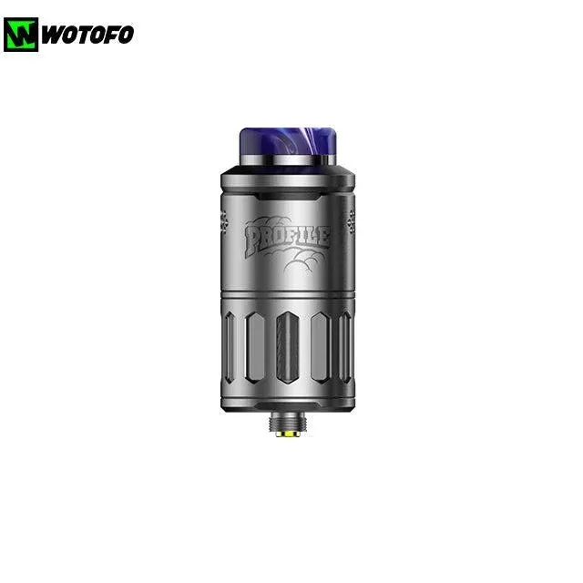 Wotofo Profile RDTA - Color#SS>Black>Gun Metal>Blue>Rainbow>Gold